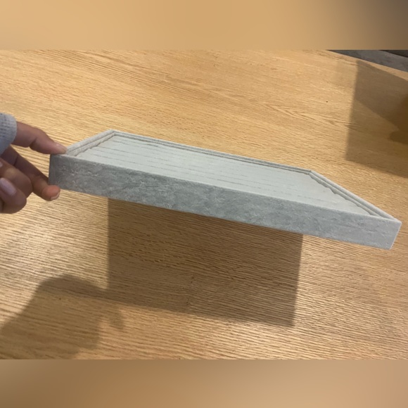 7 Slots Velvet Jewelry Display Tray Ring Earrings Organizer Trays | stackable - Picture 7 of 9